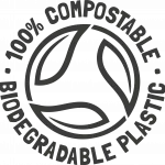 Compostable logo black