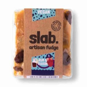 Slab Artisan Fudge - Vegan Rum & Raisin Product Photo Slab Artisan Fudge - Vegan Rum & Raisin Product Photo