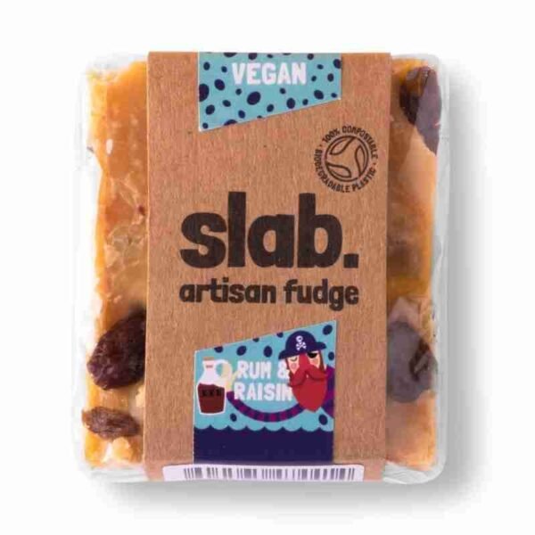 Slab Artisan Fudge - Vegan Rum & Raisin Product Photo