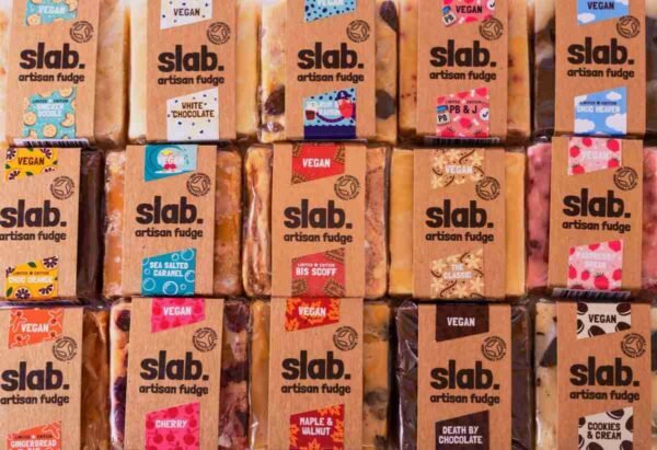 Slab Artisan Fudge Creative Photo - Vegan All