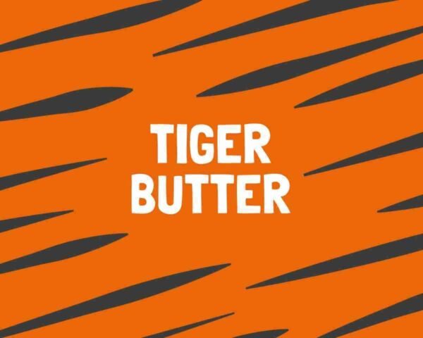 Slab Artisan Fudge - Tiger Butter Flavour Graphic Slab Artisan Fudge - Tiger Butter Flavour Graphic