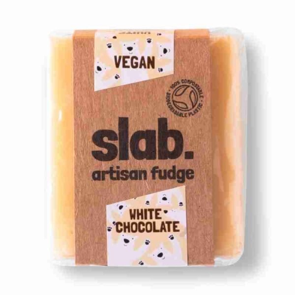 Slab Artisan Fudge - Vegan White Chocolate Product Photo Slab Artisan Fudge - Vegan White Chocolate Product Photo